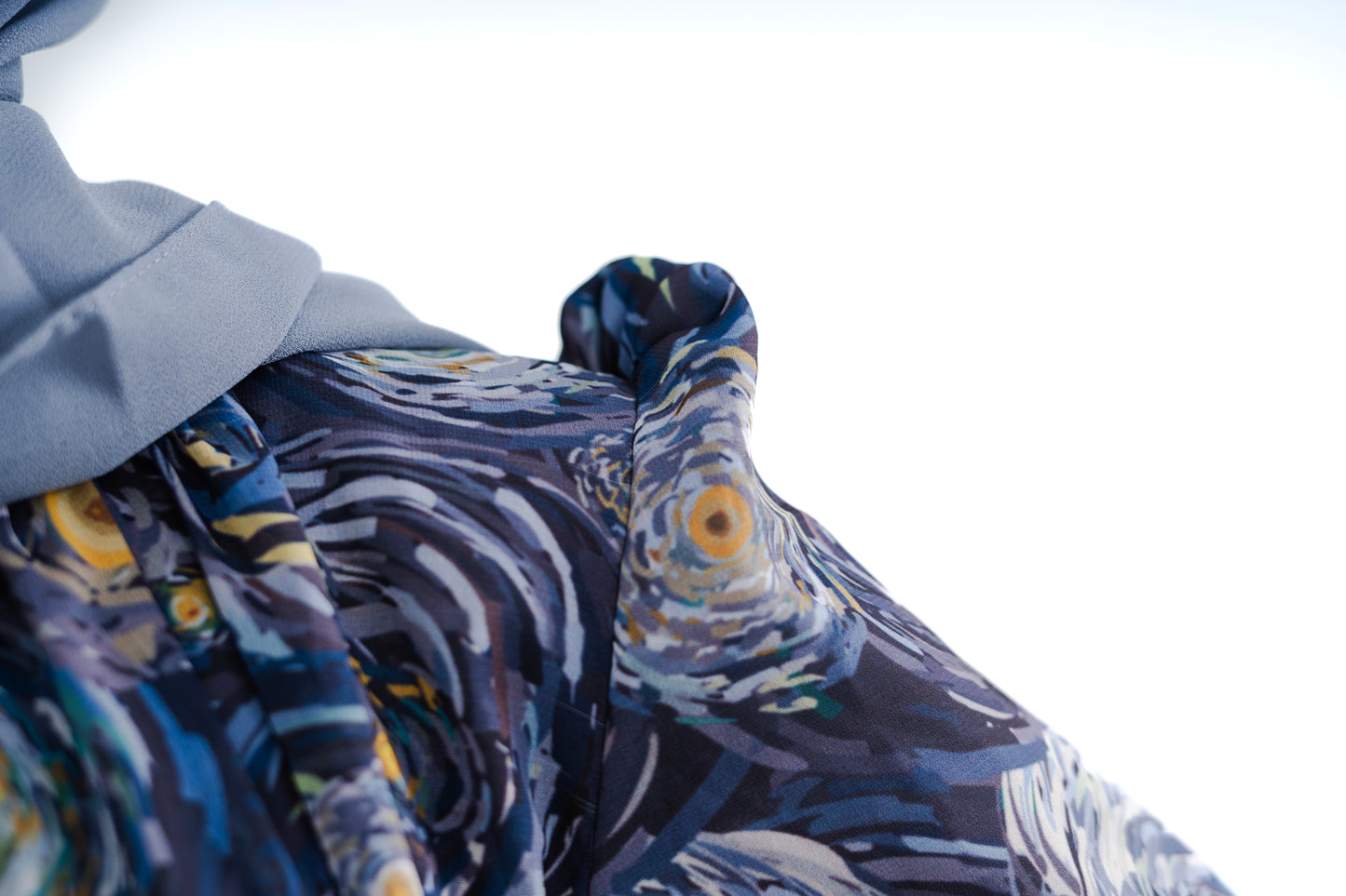 blue-modest-long-dress-starry-night