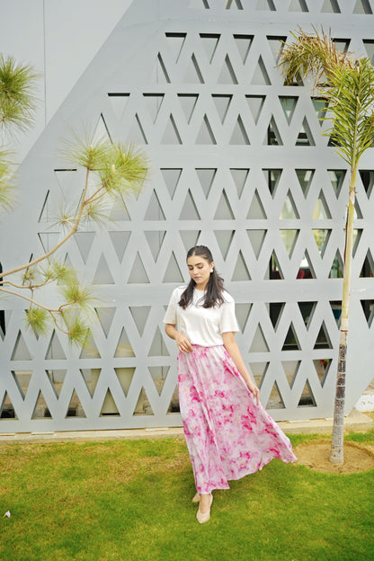 Pink Rośe Skirt