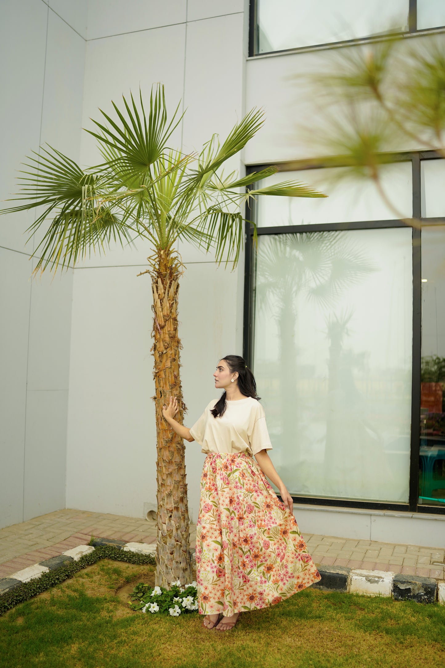 Peach Blossom Skirt