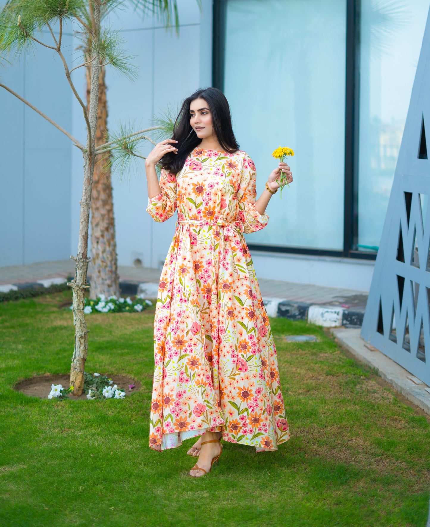 Peach Blossom Dress