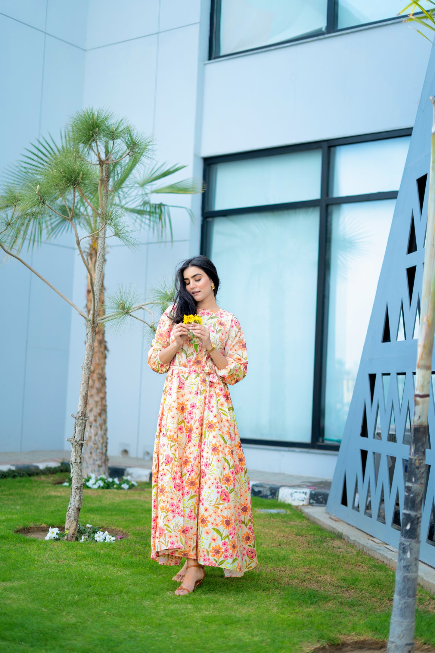 Peach Blossom Dress