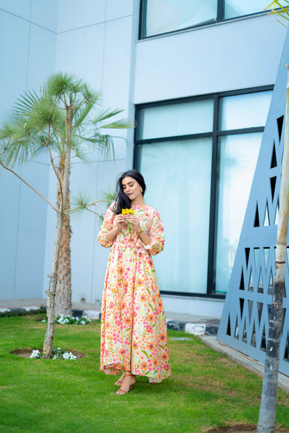 Peach Blossom Dress