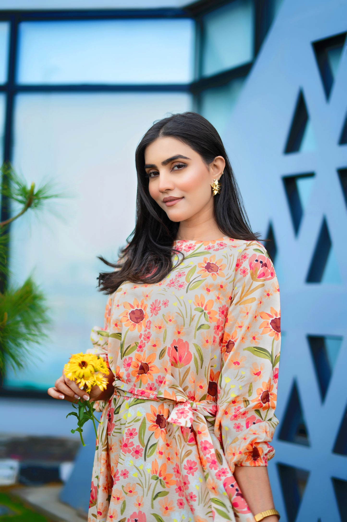 Peach Blossom Dress