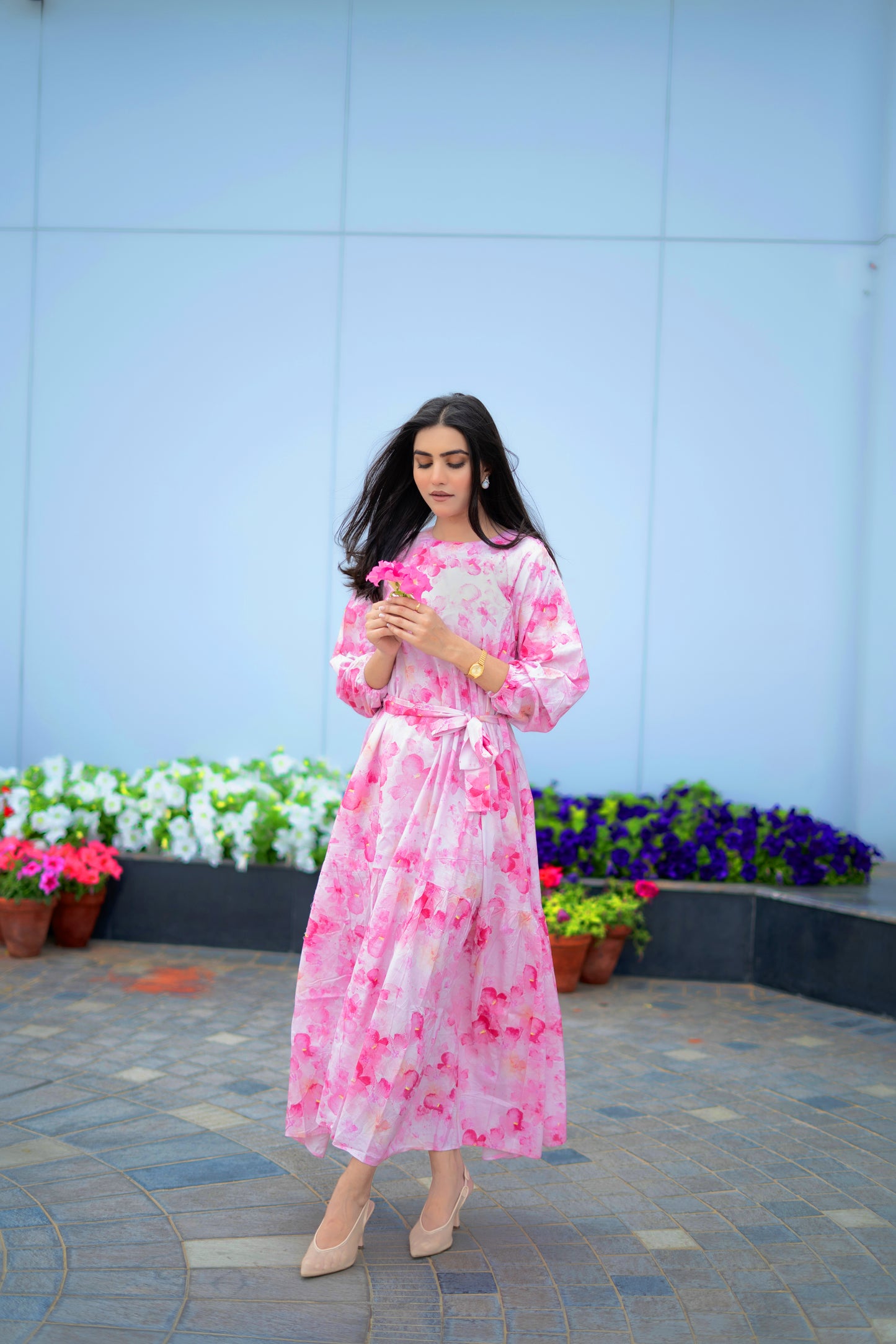 Pink Rośe Dress