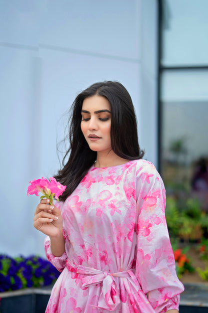 Pink Rośe Dress