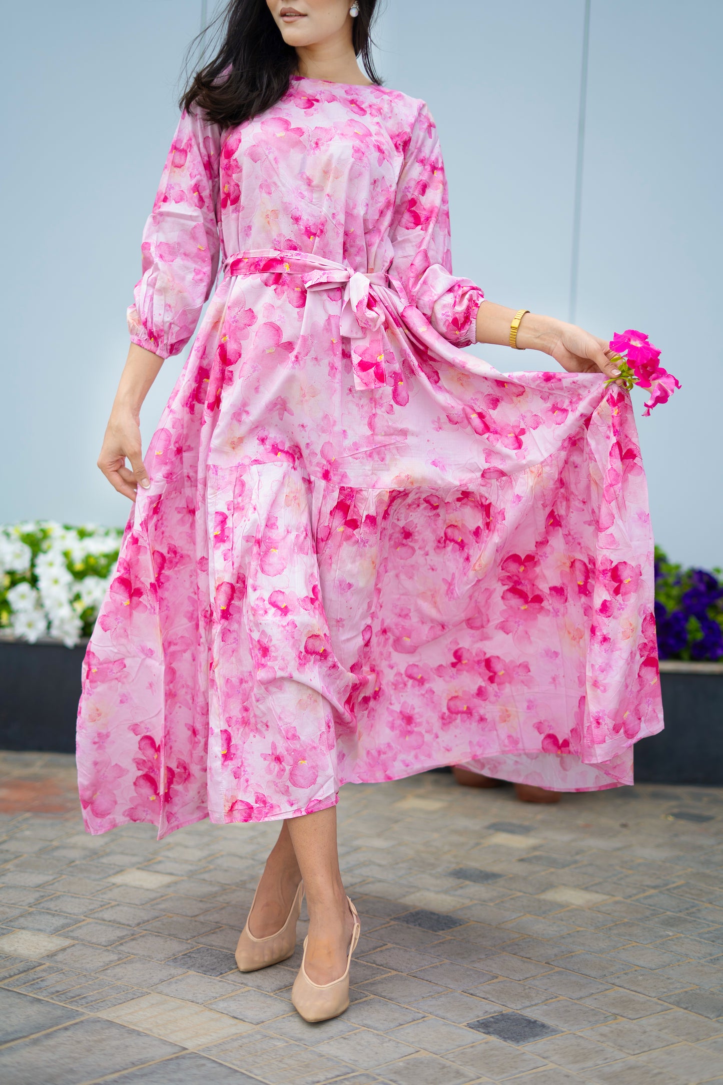 Pink Rośe Dress