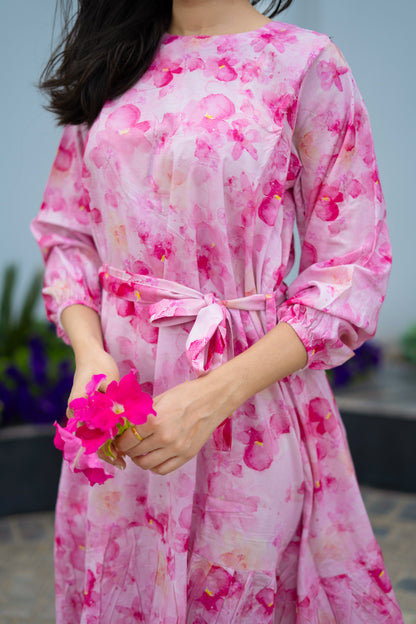 Pink Rośe Dress