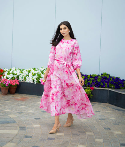 Pink Rośe Dress