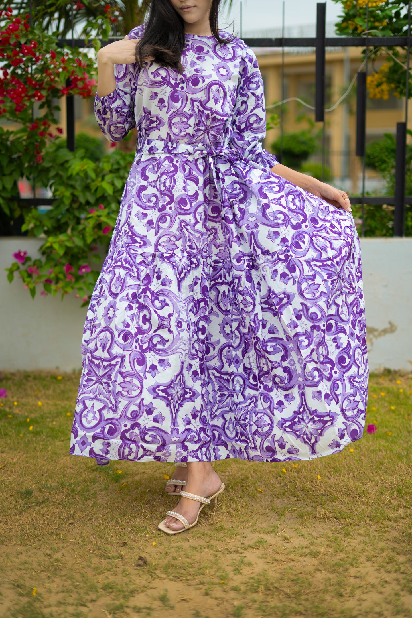 Lilac Iris Dress