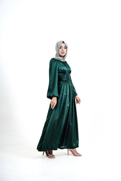 green-modest-long-dress-emerald-elegance