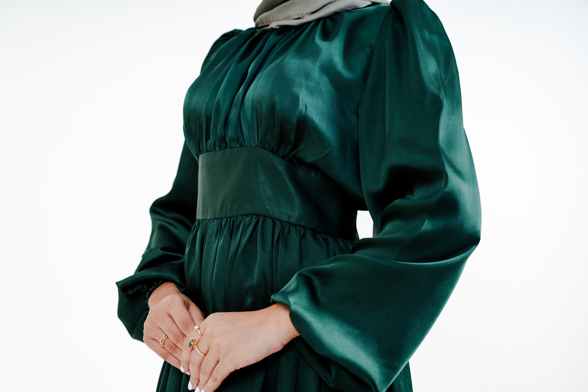 green-modest-long-dress-emerald-elegance