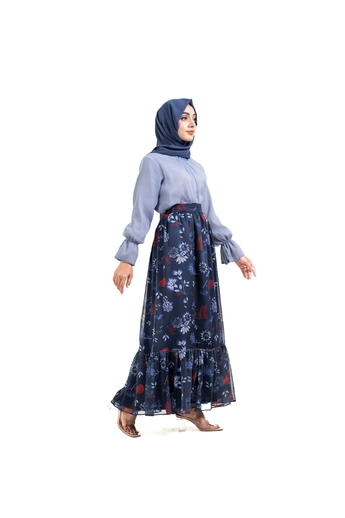 blue-modest-skirt-set-midnight-magic