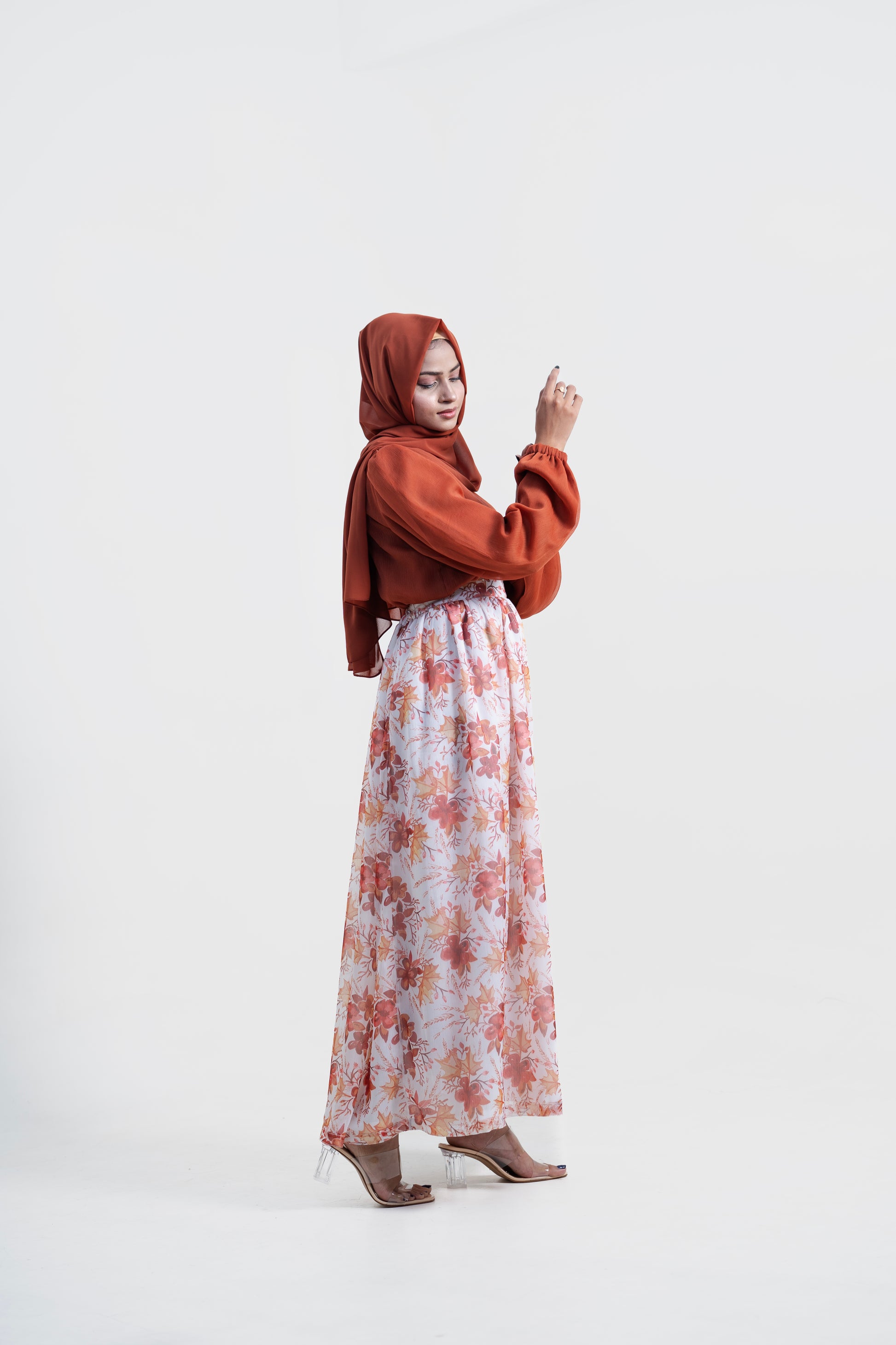 brown-modest-skirt-set-autumn-aura