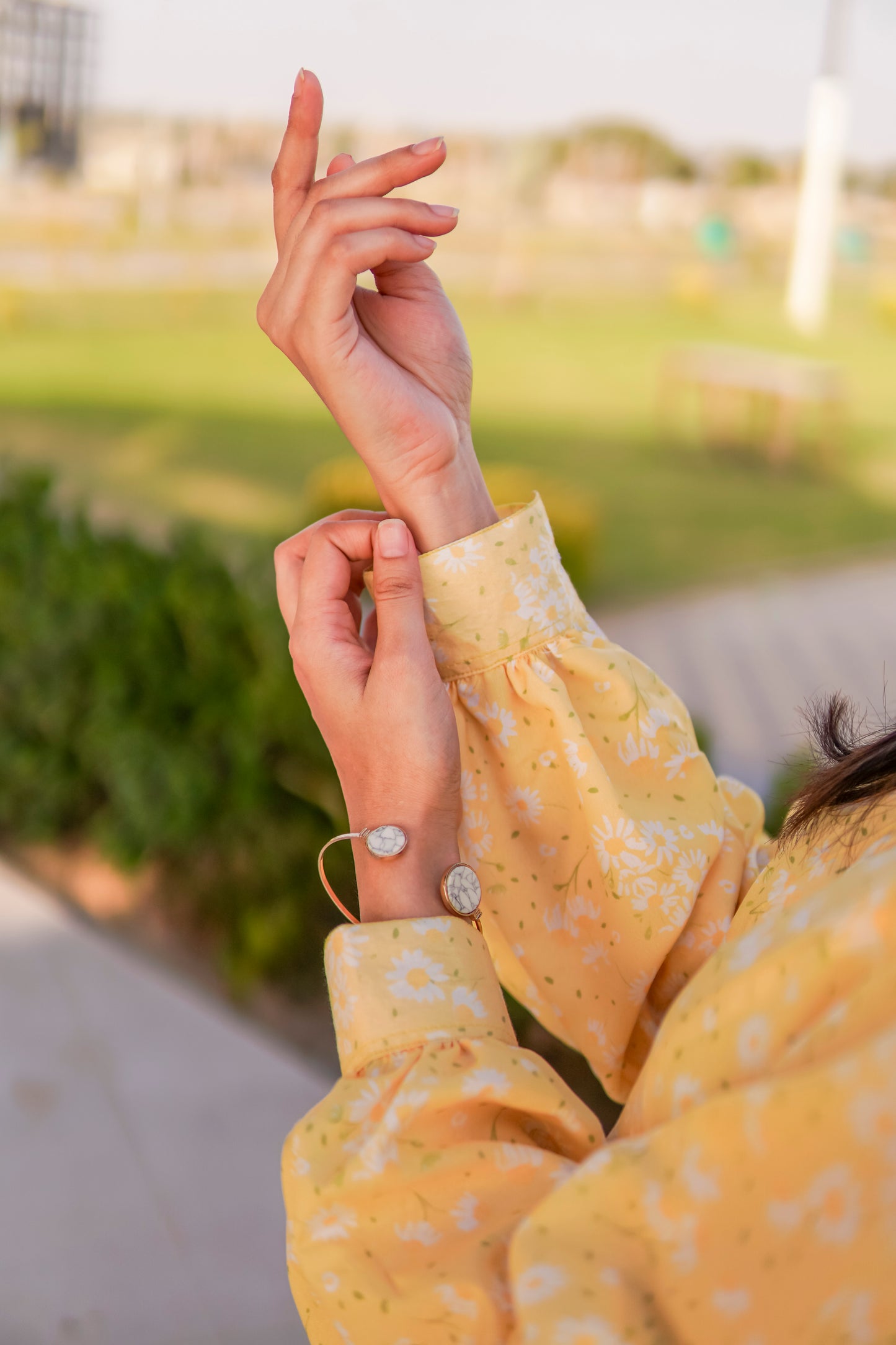 Yellow Button-Down Tunic